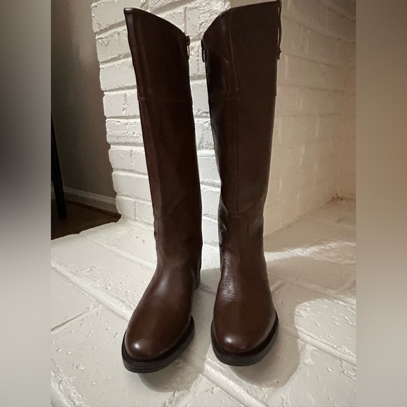 NWT Enzo Angiolini Ellerby Brown Boots 7 1/2 - Picture 3 of 9
